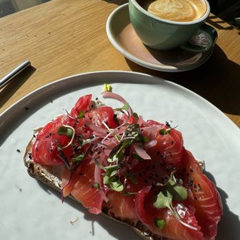 Lele Cake - Homemade Salted Salmon Toast - Coffee & Tea Near Me - Los Gatos, California