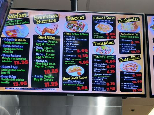Menu photo 7 Viva El Taco Express Las Vegas, NV