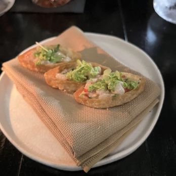 Stubborn Seed - Coconut shrimp ceviche - New American Near Me - Miami Beach, Florida