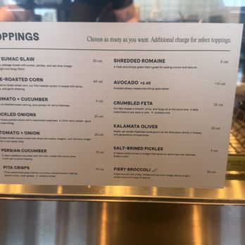CAVA - Toppings - Mediterranean Near Me - Schertz, Texas CAVA - Toppings - Mediterranean Near Me - Schertz, Texas