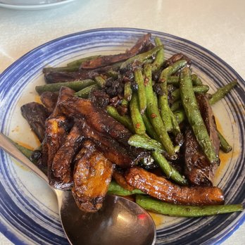 Earl Spicy - Eggplant & String Bean in Lao Gan Ma Sauce - Szechuan Near Me - Millbrae, California Earl Spicy - Eggplant & String Bean in Lao Gan Ma Sauce - Szechuan Near Me - Millbrae, California