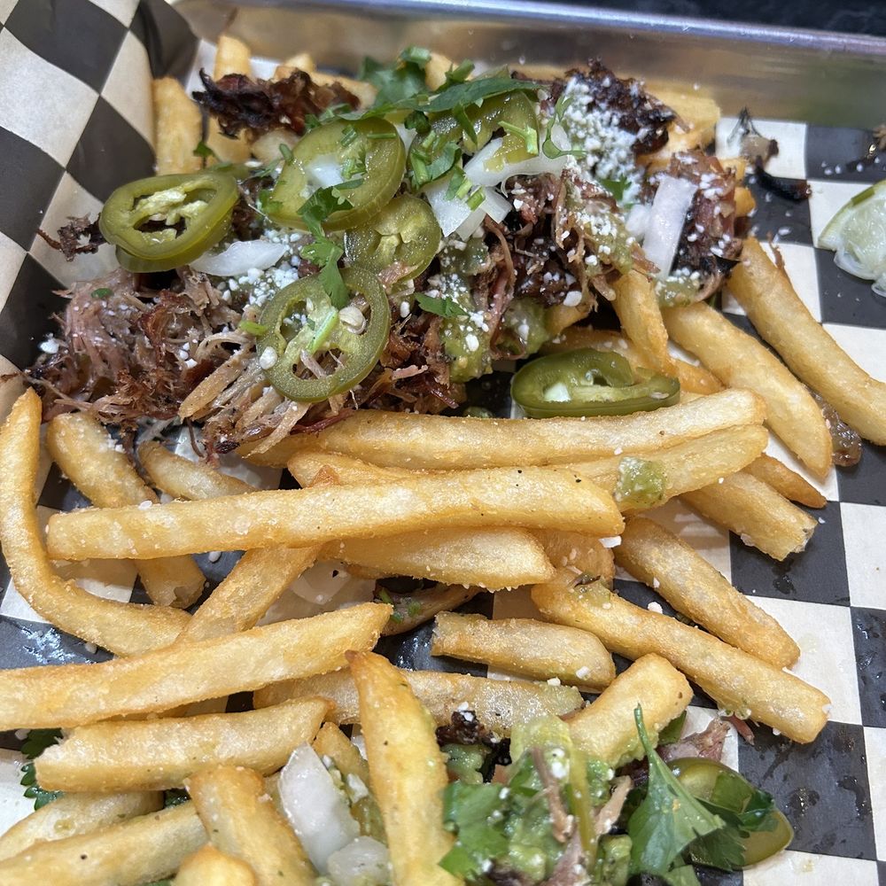 Gunners Tex Mex BBQ - Taco fries - Barbeque Near Me - Glacier, Washington Gunners Tex Mex BBQ - Taco fries - Barbeque Near Me - Glacier, Washington