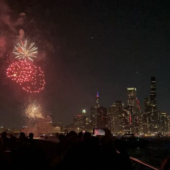 Seadog Cruises - Lake Michigan firework show - Boat Charters Near Me - Chicago, Illinois
