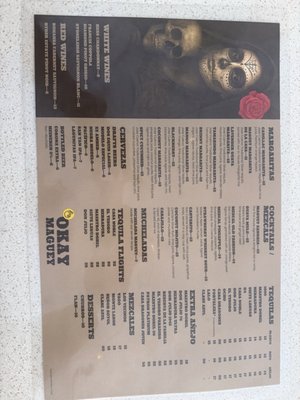 Menu photo 2 Okay Maguey Phoenix, AZ