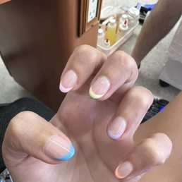 Short gel mani - July 2022