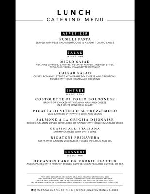 Menu photo 4 Mezza Luna Hauppauge, NY