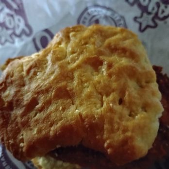 Hardee's - Hard as a rock  chicken biscuit - Fast Food Near Me - Chester, Virginia