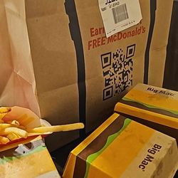 McDonald's - I did not want 3 big macs. They are disgusting and the ONE I ordered is for my husband. $50 for food I won't eat. THIS PLACE SUCKS!