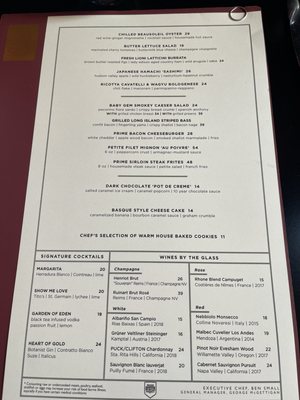 Menu photo 3 CUT New York, NY