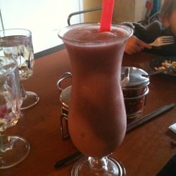 York Street Noodle House - Red bean bubble tea