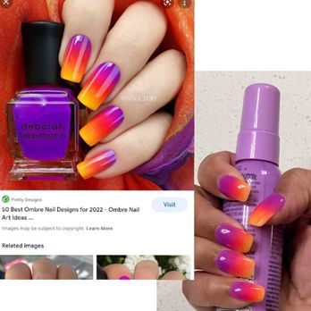 Luxury Nails Spa - The ask...what she got. Spot on! - Nail Salons Near Me - Vienna, Virginia