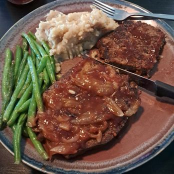 Little Mark's BBQ & Grill - Not your mama's meatloaf w/ stringent and awesomely sweet white mashed potatoes. - Burgers Near Me - Vernon, Connecticut Little Mark's BBQ & Grill - Not your mama's meatloaf w/ stringent and awesomely sweet white mashed potatoes. - Burgers Near Me - Vernon, Connecticut
