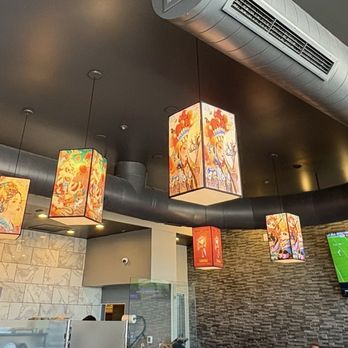 Sam's Dumpling Kitchen - The lightings on the ceiling are beautiful! - Chinese Near Me - Centennial, Colorado Sam's Dumpling Kitchen - The lightings on the ceiling are beautiful! - Chinese Near Me - Centennial, Colorado