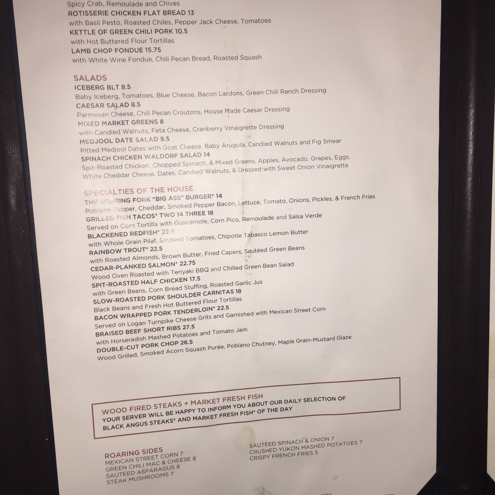 Roaring Fork - Not sure what to order - New American Near Me - Austin, Texas