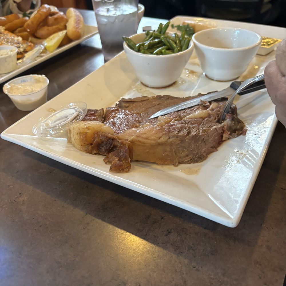 Duffys Riverside Saloon - big slab of prime rib - American Near Me - Redwood Falls, Minnesota