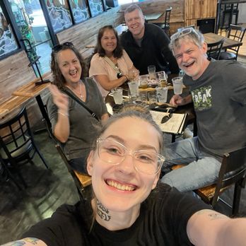 Ghost River Brewing - Audrey was our server! She took our picture and the jumped in the picture. Love it! - Breweries Near Me - Memphis, Tennessee