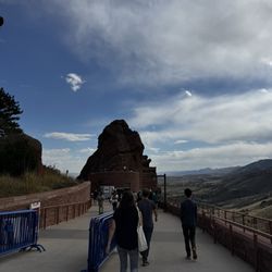 Red Rocks Amphitheatre - It gets pretty busy on a weekday.