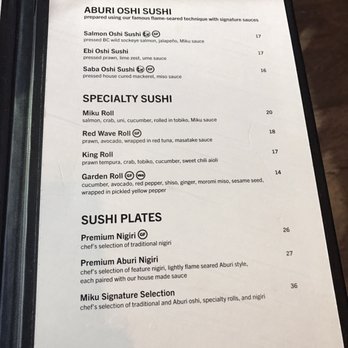 Miku - Japanese Near Me - Vancouver, British Columbia
