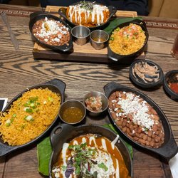 Antojos Mexican Grill - Chili Rellieno & Chimichanga plate !!