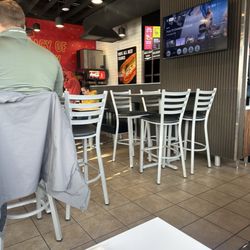 Rocky’s Burgers Franks & Fries - Sitting area