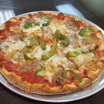 Annabel's Pizzeria & Restaurant - A sausage, onions and pepper personal piazza - Pizza Near Me - Alpha, New Jersey Annabel's Pizzeria & Restaurant - A sausage, onions and pepper personal piazza - Pizza Near Me - Alpha, New Jersey