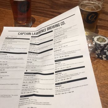 Captain Lawrence Brewing - Beer menu (on tap, growlers, bottles, and cans) - Breweries Near Me - Elmsford, New York Captain Lawrence Brewing - Beer menu (on tap, growlers, bottles, and cans) - Breweries Near Me - Elmsford, New York