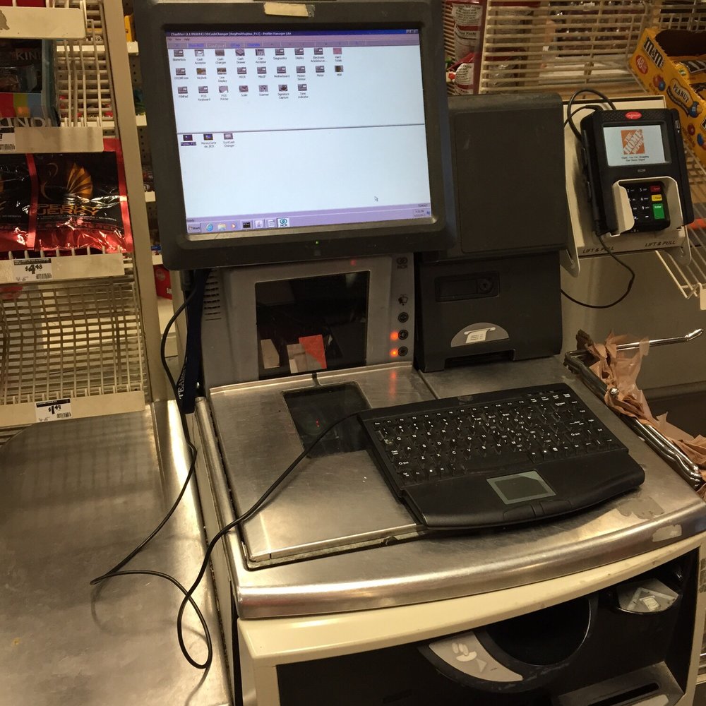 The Home Depot - Of the no human cashiers... And 4 manual checkout 2 were down ! - Nurseries & Gardening Near Me - Paterson, New Jersey