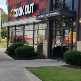Exterior outside entrance of Cook Out - Huntsville, Alabama Exterior outside entrance of Cook Out - Huntsville, Alabama