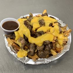 Sticky Fingers BBQ & Cafe - Steak fries