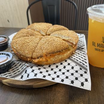 Al Manakeesh - Turkey and Cheese Bagel - Pizza Near Me - Fishers, Indiana Al Manakeesh - Turkey and Cheese Bagel - Pizza Near Me - Fishers, Indiana