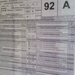 Nice,  clean restaurant. Previously got a 100 on their inspection;  currently a 92.