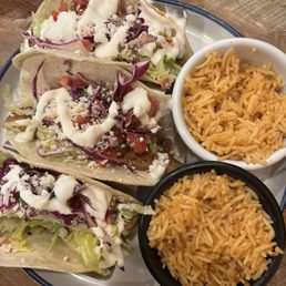 Fish tacos platter Fish tacos platter
