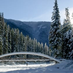 EC Manning Provincial Park - Rainbow Bridge in Winter
