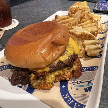 Treylor Park - Beach Party - Smash Burger and Waffle Fries - Cocktail Bars Near Me - Tybee Island, Georgia Treylor Park - Beach Party - Smash Burger and Waffle Fries - Cocktail Bars Near Me - Tybee Island, Georgia