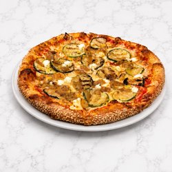 Grilled Zucchini Pizza
