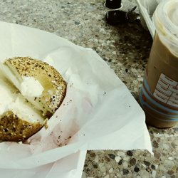 Dunkin' - Everything bagel cream cheese they had special 2 for $4