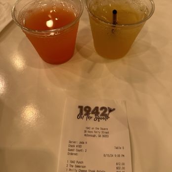 1942 On The Square - 2 horrible drinks that no one offered to fix. - Venues & Event Spaces Near Me - McDonough, Georgia 1942 On The Square - 2 horrible drinks that no one offered to fix. - Venues & Event Spaces Near Me - McDonough, Georgia