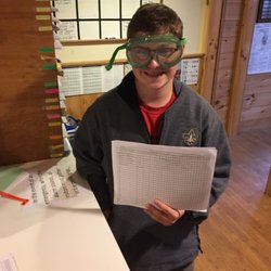Camp Squanto Boy Scouts Reservation - Great Staff doing paperwork