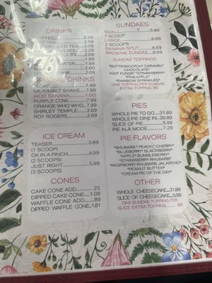 Menu photo 1 Purple Pie Place Custer, SD Menu photo 1 Purple Pie Place Custer, SD