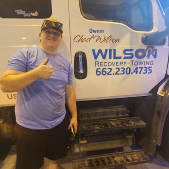 Wilson Recovery Towing - Made him pose for a pic while dropping me off at the hotel. - Towing Near Me - Holcomb, Mississippi Wilson Recovery Towing - Made him pose for a pic while dropping me off at the hotel. - Towing Near Me - Holcomb, Mississippi