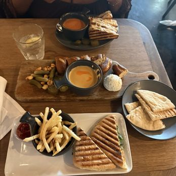 Postino Southlake - Prosciutto Brie Panini without prosciutto and the Pub Board without meat - Wine Bars Near Me - Southlake, Texas Postino Southlake - Prosciutto Brie Panini without prosciutto and the Pub Board without meat - Wine Bars Near Me - Southlake, Texas