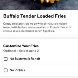 Pardon My Cheesesteak - What was shown on the menu