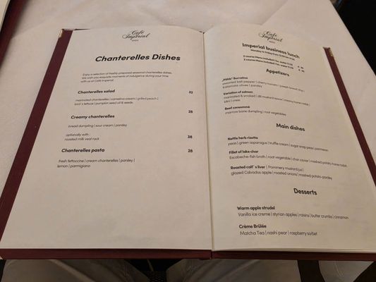 Menu photo 1 Cafe Imperial Wien Vienna, 9 Menu photo 1 Cafe Imperial Wien Vienna, 9