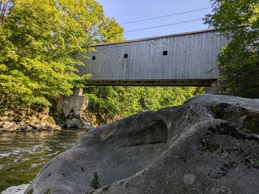 Historic Bulls Covered Bridge by null