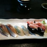 Photo of Izayoi - Los Angeles, CA, United States. Saba, Ika, and Kani Sushi