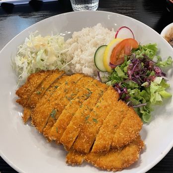 Mokdong Gimbap - Chicken Katsu two layers deep - Korean Near Me - Portland, Oregon