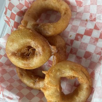 Jumbo Hamburgers - Onion rings that are incredible! - Burgers Near Me - Tulsa, Oklahoma