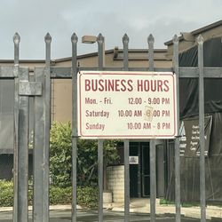 Simi Valley Batting Cages - Business hours, photo taken 11/18/2023