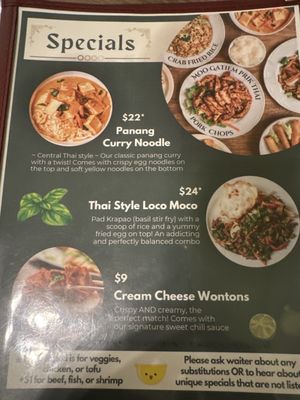 Menu photo 3 To Thai For Honolulu, HI