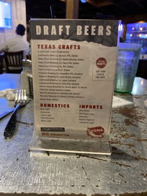 Menu photo 2 Ozona Grill and Bar Dallas, TX Menu photo 2 Ozona Grill and Bar Dallas, TX